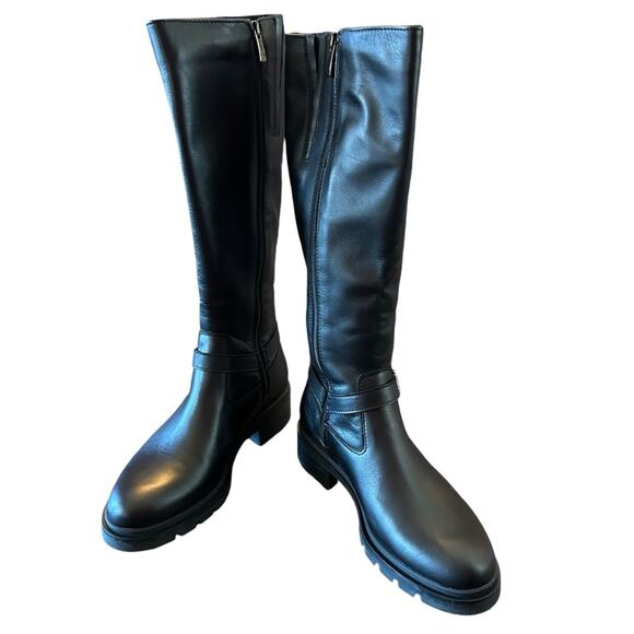La Canadienne Sonnie Buckled Riding Boots Waterproof Leather City Dry NEW 7 - Picture 5 of 11